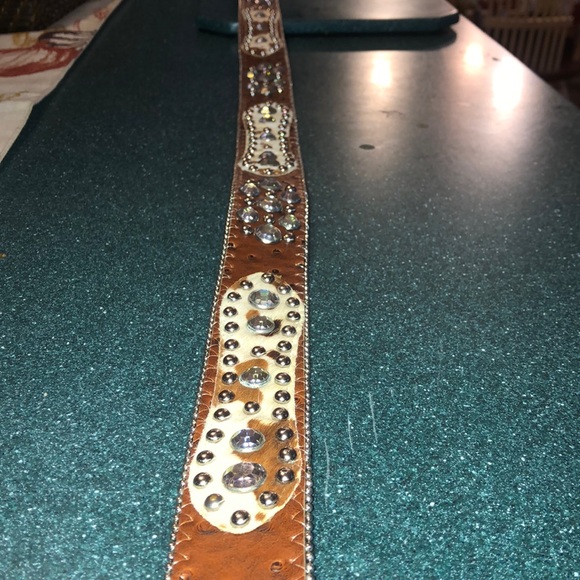 Equestrian Rhinestone Bling Belt - Picture 3 of 5